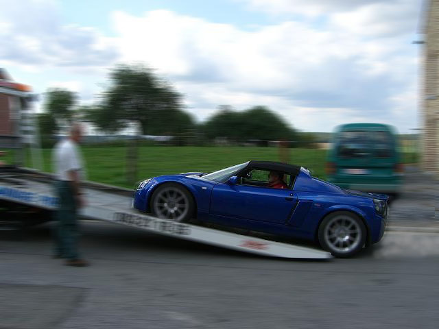 blauwe bekeuring machine
