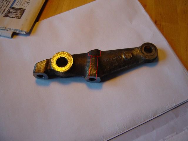 Front hub arm