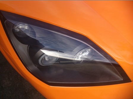 resultaat koplamp nieuwe lens